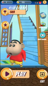 Shinchan Adventure Endless Run | Favorite Cartoon Screen Shot 0