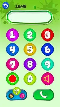 baby phone for kids - learning numbers and animals Screen Shot 1