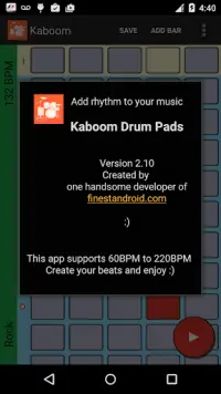 Kaboom - drum machne Screen Shot 4