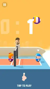 Volleyball Game - Volley Beans Screen Shot 0