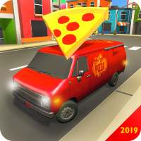 Pizza Delivery Van Virtual City Bike Moto Driving