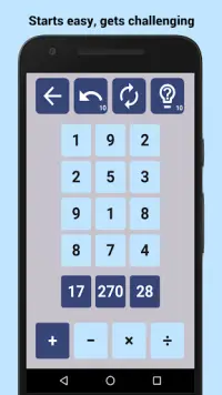 Number Drop: Math Puzzle Game for Adults & Teens Screen Shot 2