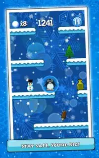 Penguin: Frozen Fall Screen Shot 1