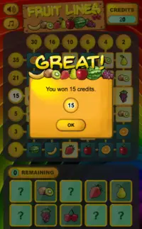 GAME I MAKE - Fruit Lines Screen Shot 2