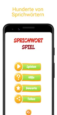 Sprichwortspiel - Sprichworträtsel Screen Shot 0