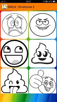 Coloring book for emoji worlds Screen Shot 3