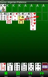 Solitaire FreeCell Screen Shot 2