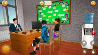 Escuela Secundaria Virtual 3D - Juegos para Niñas Screen Shot 2
