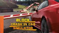 Bloco Bater no carro Simulator Screen Shot 1