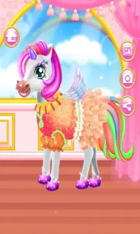 Unicorn Dress Up Makeup And Salon | Free Games Screen Shot 5