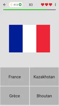 Drapeaux nationaux de tous les pays du monde: Quiz Screen Shot 0