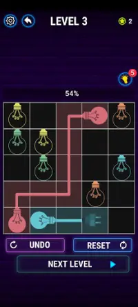 Puzzle Glow Bulb - Fun Brain Challenge Game Screen Shot 5