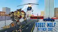 Robot Wolf Attack 3D Screen Shot 0