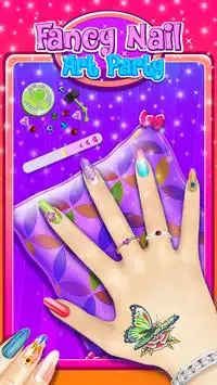 Fancy Nail Art Party - Manicure Games Screen Shot 3