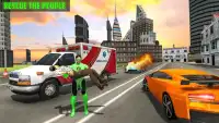 Real Green Ring Superhero City Rescue Mission Screen Shot 7
