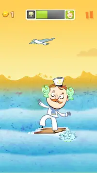 Sick Sailor - Arcade Style Game Screen Shot 2