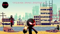 Stickman Armed Assassin 3D Screen Shot 0