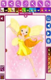 Fairy Princess Coloring Screen Shot 4