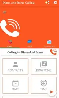 Diana & Roma Fake Video Call Screen Shot 1