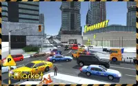 Supermarkt Taxi Driver 3D-Sim Screen Shot 16