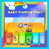 Baby Pianica Pony  Rainbow