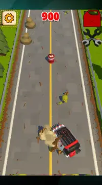 Crush the Zombies on the Highway Screen Shot 2
