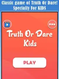 Truth or Dare Kids - Party Games For Kids & Teens Screen Shot 0