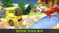 Farm Animal Cargo Truck transport simulator games Screen Shot 0