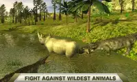 3d Rhinoceros Simulator:Ultimate Wild jungle Screen Shot 0