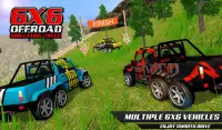 6x6 Spin Offroad Mud Runner Truck Drive Games 2018 Screen Shot 10