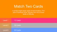 Match Two Cards - Brain Test Screen Shot 1