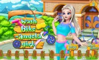 Wash Bike Angela Girl Screen Shot 0