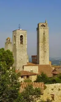 Menara Of San Gimignano Jigsaw Screen Shot 2