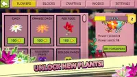 꽃 농장 크래프트: 여자들을 위한 정원 꾸미기 게임 Screen Shot 2