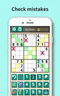 Sudoku X (Diagonal sudoku puzzle) Screen Shot 7