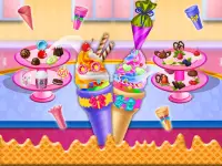 アイスクリームコーンのカップケーキメーカー Screen Shot 1
