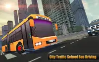 Modern City School Bus Driving Simulator Pro 3D Screen Shot 1