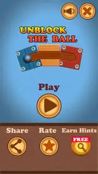 Unblock Roll Ball Puzzle Screen Shot 0