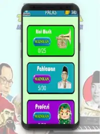 Tebak Gambar Nama Pahlawan Indonesia Screen Shot 1