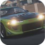Drift Racing Mitsubishi Eclipse Simulator Game