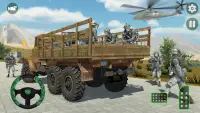 Army Truck Simulator Game 3D Screen Shot 2