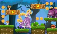 Royal Princess Rapunzel Runner - Girl Survival Run Screen Shot 1