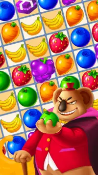 Royal Fruits Match - Candy Crush Juice Jam Games Screen Shot 4