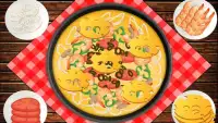 Salgadinha de pizza com queijo - jogo de culinária Screen Shot 11
