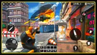 super wira ninja penembak game :  jenayah samseng Screen Shot 3