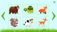 Çocuk Bulmaca Oyunu -Hayvanlar Screen Shot 1