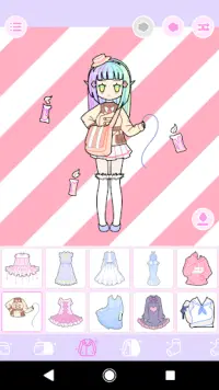 Pastel Avatar Dress Up: Make Your Own Pastel Doll Screen Shot 4