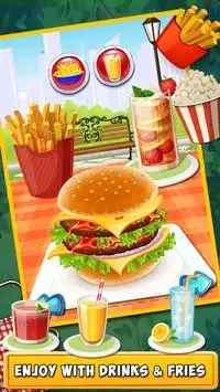 Burger yapımcısı-Yemek oyunlar Screen Shot 3