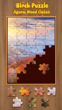 Jigsaw Wood Classic - Block Puzzle Screen Shot 1