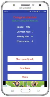 Maths Quiz,  Math Game Screen Shot 6